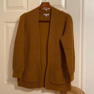 Madewell Mustard Yellow Cardigan